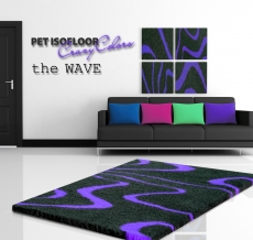 PET ISOFLOOR SX theWAVE Purple 100x75 cm